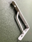 L tipi çelik takviye Duvar Braketi Köşe Cam Açılı Çelik Konsollar 3.0mm